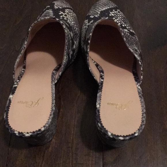 J. CREW Mules Heel Sneaker Print Sz 8 1/2 - Picture 5 of 11